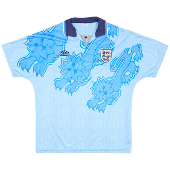 1992-93 England Third Shirt - 9/10 - (XL)