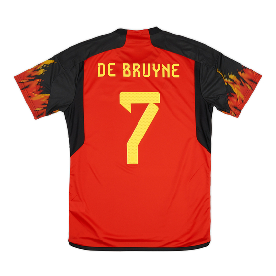 2022-23 Belgium Home Shirt De Bruyne #7