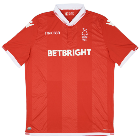 2018-19 Nottingham Forest Home Shirt - 9/10 - (4XL)