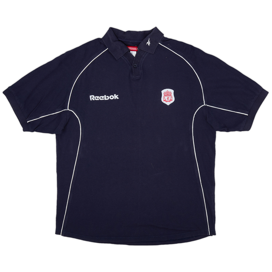 2000-01 Liverpool Reebok Cotton Polo Shirt - 8/10 - (XL)