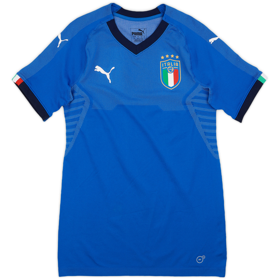 2018-19 Italy Authentic Home Shirt - 8/10 - (L)