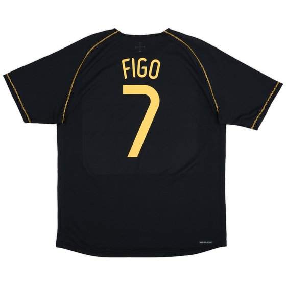2006-07 Portugal Away Shirt Figo #7 - 9/10 - (XL)