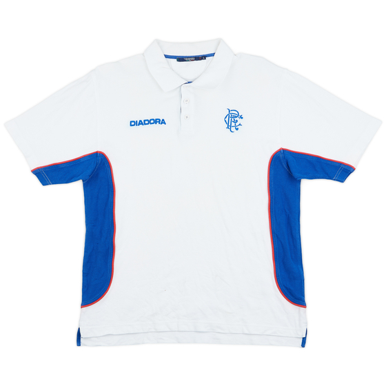 2002-03 Rangers Diadora Polo Shirt - 8/10 - (L)
