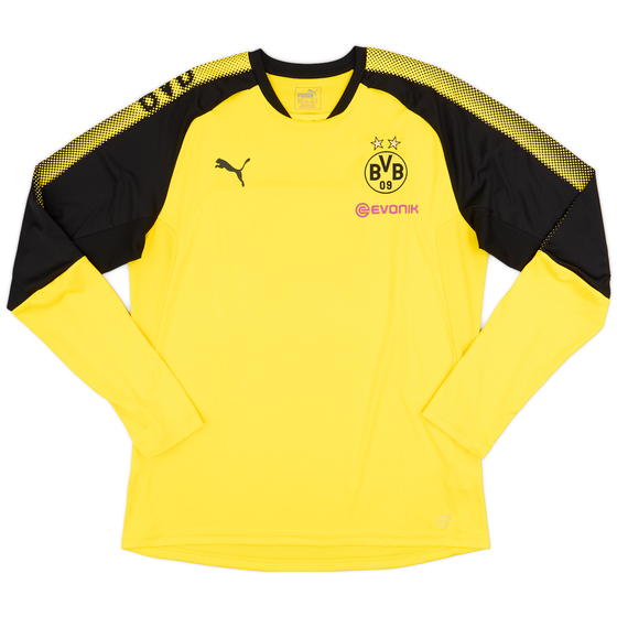 2017-18 Borussia Dortmund Puma Training L/S Shirt - 9/10 - (XL)