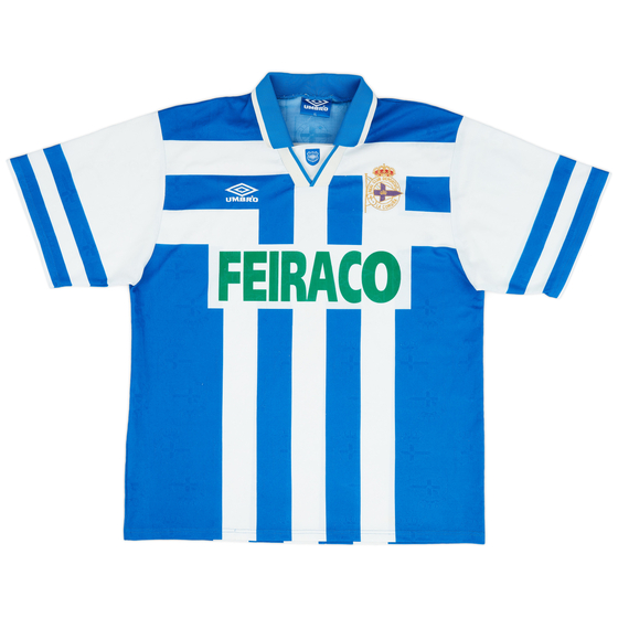 1994-97 Deportivo Home Shirt - 8/10 - (XL)