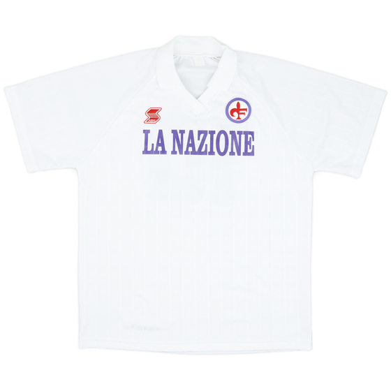 1989-90 Fiorentina Away Shirt #10 - 7/10 - (XL)
