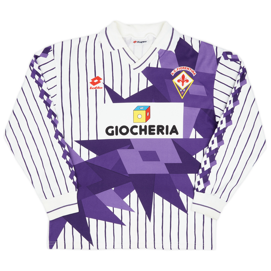 1991-92 Fiorentina L/S Away Shirt - 8/10 - (M)