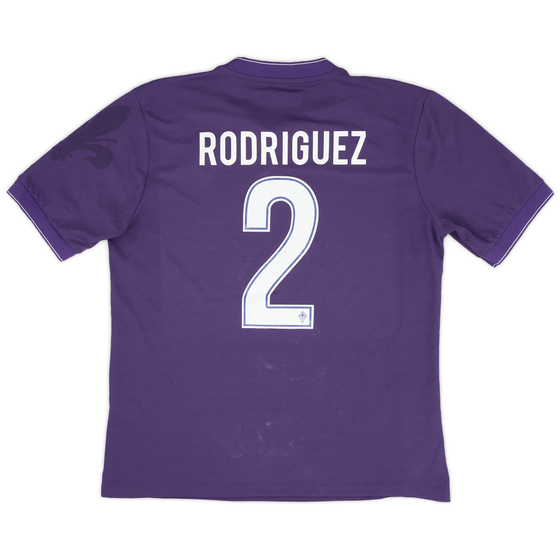 2015-16 Fiorentina Home Shirt Rodriguez #2 - 7/10 - (L)