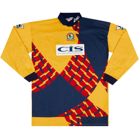 1997-98 Blackburn Match Issue GK Shirt Fettis #33