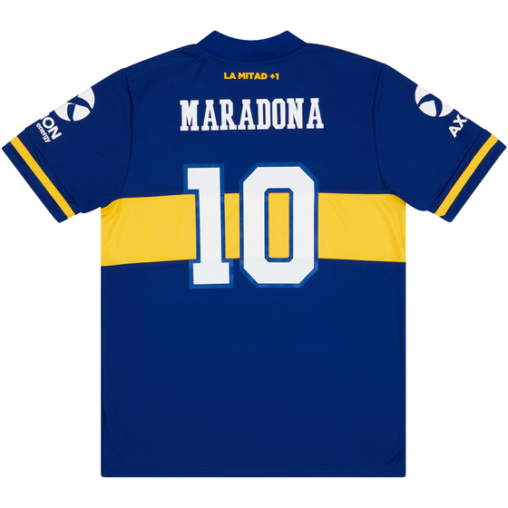 2020-21 Boca Juniors Home Shirt Maradona #10
