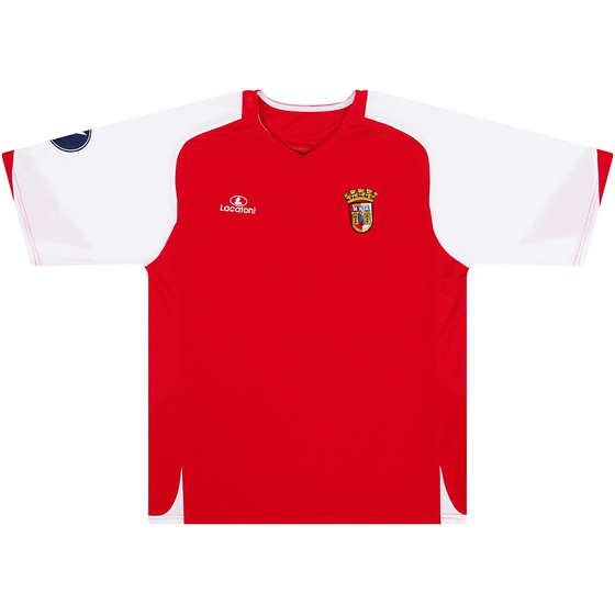 2006-07 SC Braga Match Issue UEFA Cup Home Shirt Ze Carlos #77 (v Slovan Liberec)