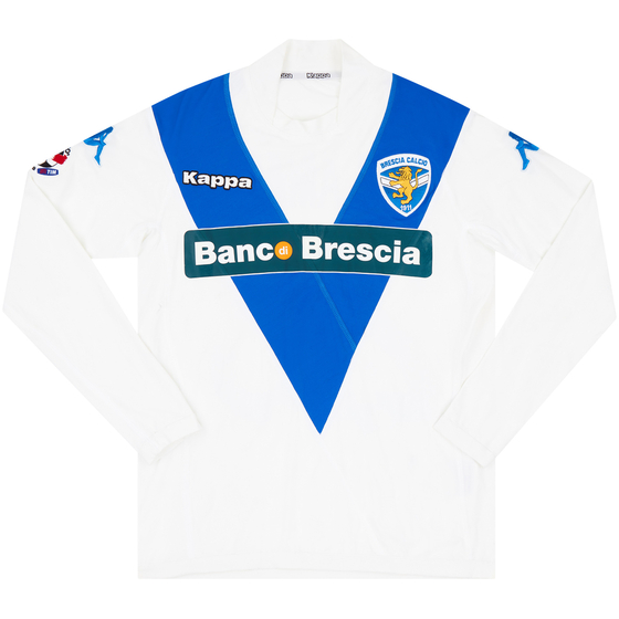 2005-06 Brescia Match Issue Away L/S Shirt Dallamano #23