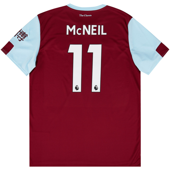 2019-20 Burnley Home Shirt McNeil #11 - NEW
