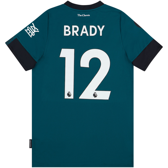 2019-20 Burnley Match Issue Third Shirt Brady #12