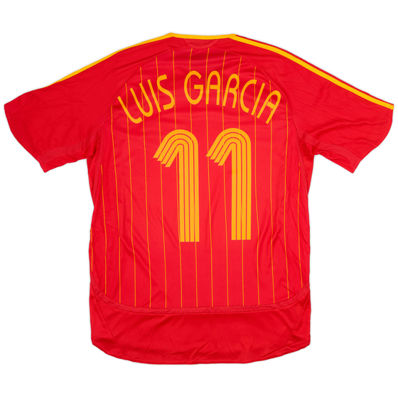 2006-08 Spain Home Shirt Luis Garcia #11 - 9/10 - (M)