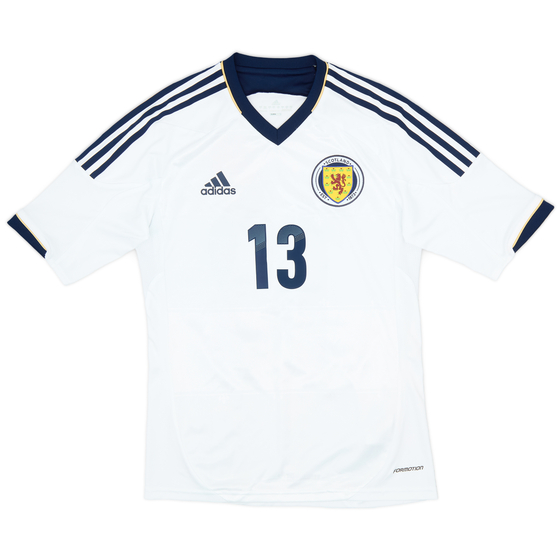 2012-14 Scotland Player Issue Away Shirt #13 - 10/10 - (S)