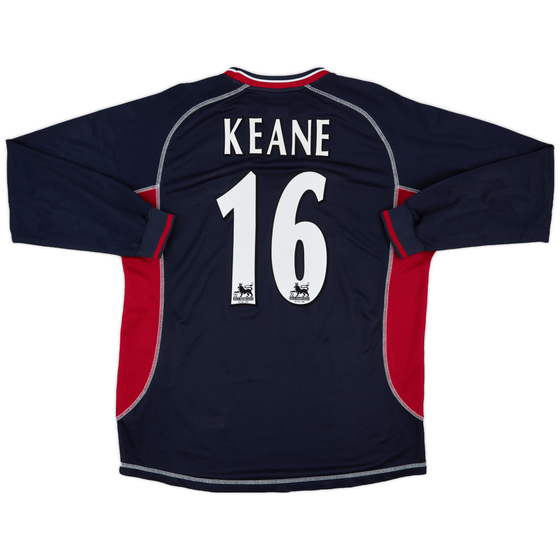 2000-02 Manchester United Third L/S Shirt Keane #16 - 9/10 - (L)