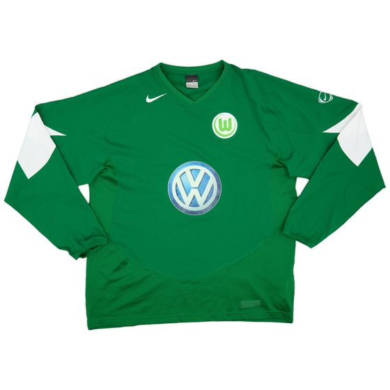 2005-06 Wolfsburg Home L/S Shirt - 8/10 - (XL)