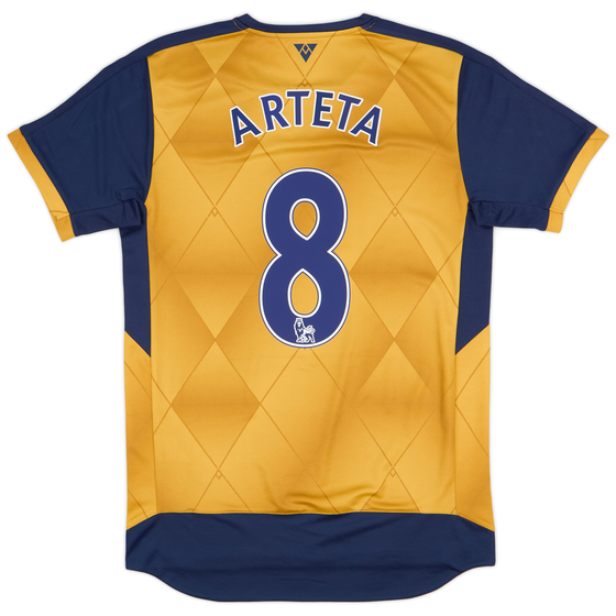 2015-16 Arsenal Away Shirt Arteta #8 (S)