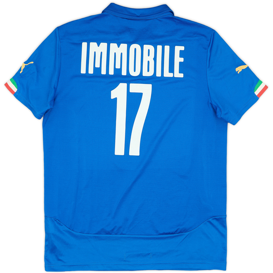 2014-15 Italy Home Shirt Immobile #17 - 9/10 - (XL.Boys)
