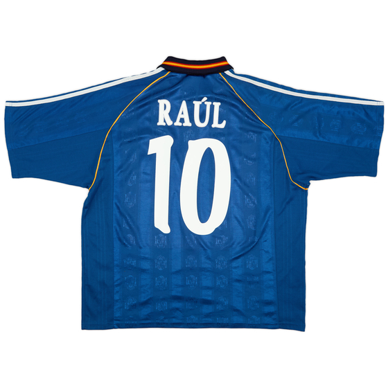 1999-00 Spain Away Shirt Raul #10 - 9/10 - (XL)