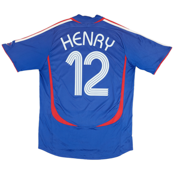 2007-08 France Home Shirt Henry #12 - 7/10 - (L)