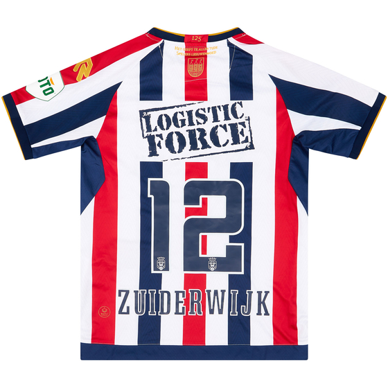 2021-22 Willem II Match Issue Home Shirt Zuijderwijk #12
