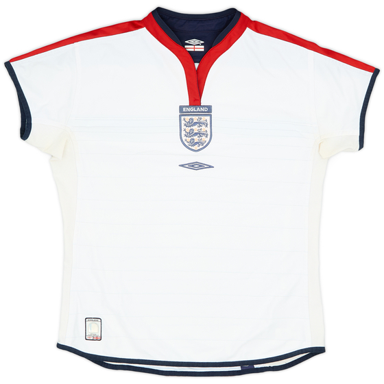 2003-05 England Home Shirt - 6/10 - (Women's M)