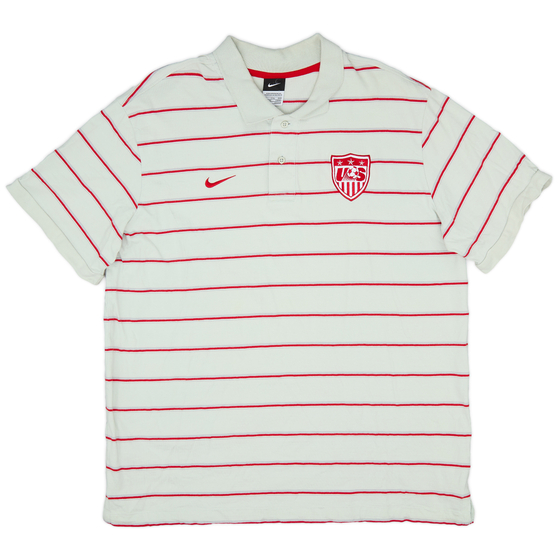 2010-11 USA Nike Polo Shirt - 9/10 - (XXL)