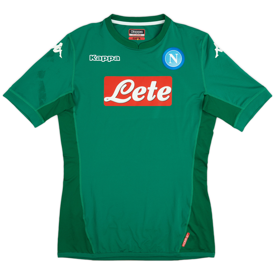 2017-18 Napoli GK Home S/S Shirt - 6/10 - (XL)