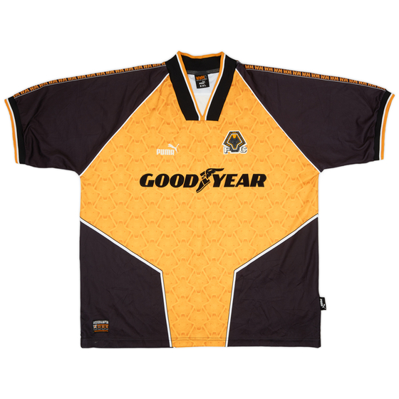 1996-98 Wolves Home Shirt - 9/10 - (XXL)
