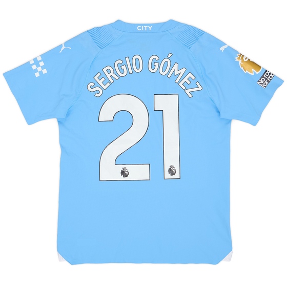 2023-24 Manchester City Match Issue Sergio Gomez #21