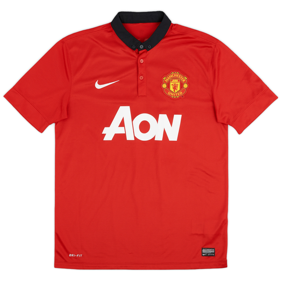 2013-14 Manchester United Home Shirt - 9/10 - (M)