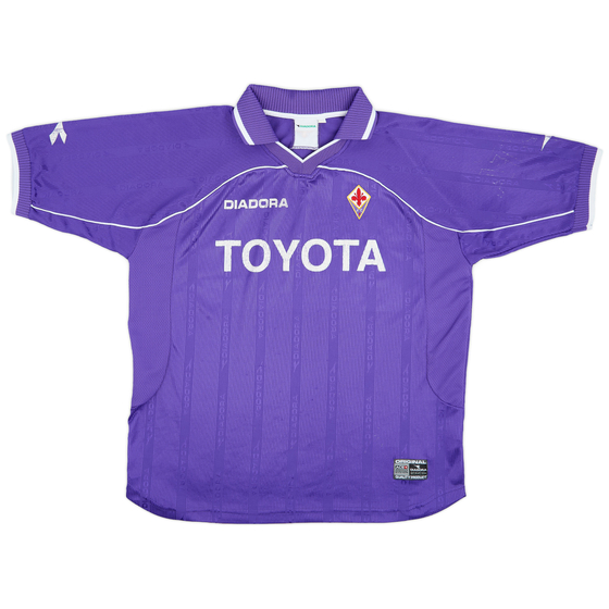 2000-01 Fiorentina Home Shirt - 4/10 - (XXL)