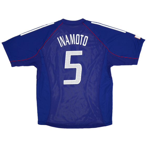 2002-04 Japan Player Issue Home Shirt Inamoto #5 - 8/10 - (XL)