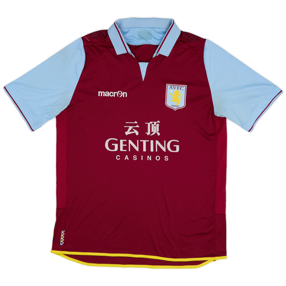 2012-13 Aston Villa Home Shirt - 3/10 - (L)