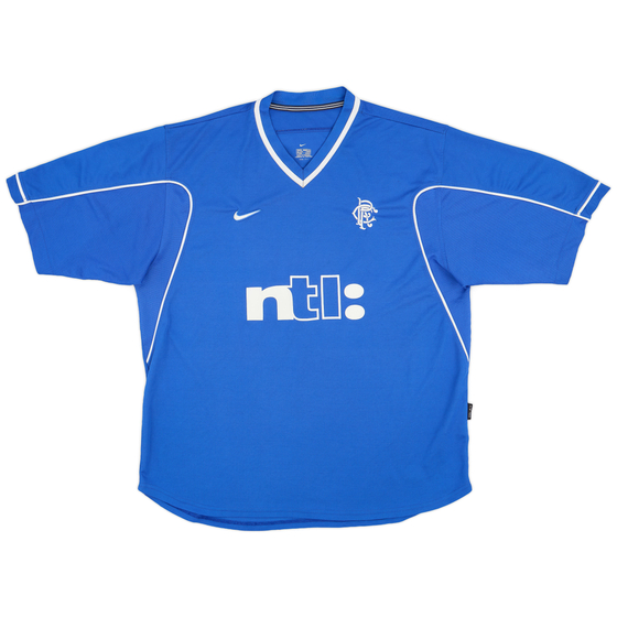 1999-01 Rangers Home Shirt - 9/10 - (XL)