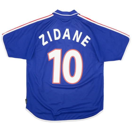 2000-02 France Home Shirt Zidane #10 - 5/10 - (M)