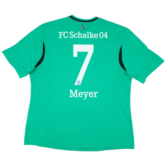 2013-15 Schalke Third Shirt Meyer #7 - 9/10 - (XXL)