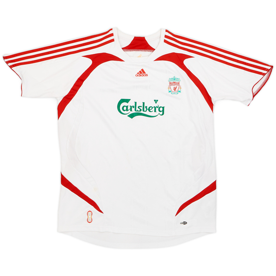 2007-08 Liverpool Away Shirt - 8/10 - (L.Boys)