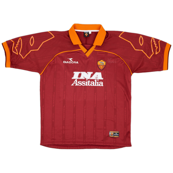 1999-00 Roma Home Shirt - 7/10 - (XXL)