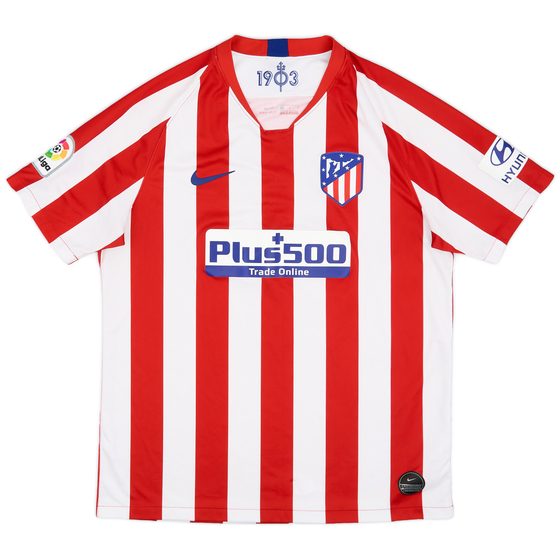 2019-20 Atletico Madrid Home Shirt - 8/10 - (L)