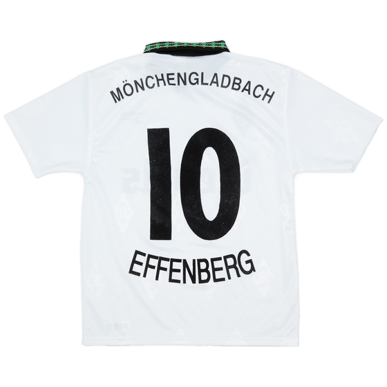 1995-96 Borussia Monchengladbach Home Shirt Effenberg #10 - 8/10 - (S)