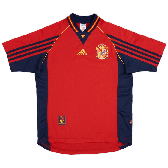 1998-99 Spain Home Shirt - 9/10 - (XL.Boys)