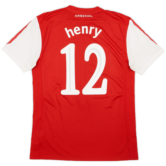 2011-12 Arsenal Home Shirt Henry #12 - 7/10 - (M)