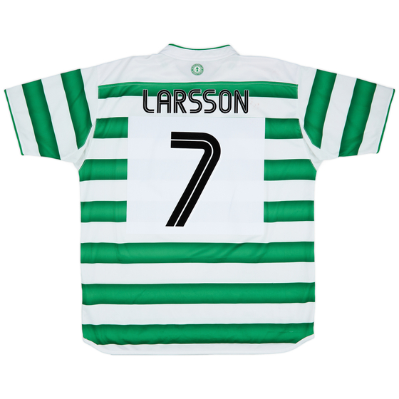 2003-04 Celtic Home Shirt Larsson #7 - 5/10 - (XL)