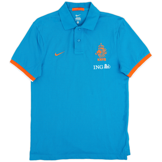 2012-14 Netherlands Nike Polo Shirt - 9/10 - (M)