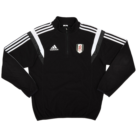 2014-15 Fulham adidas 1/4 Zip Fleece Drill Top - 9/10 - (M)