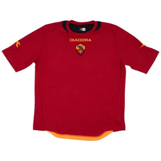 2006-07 Roma Diadora Training Shirt - 8/10 - (XL)