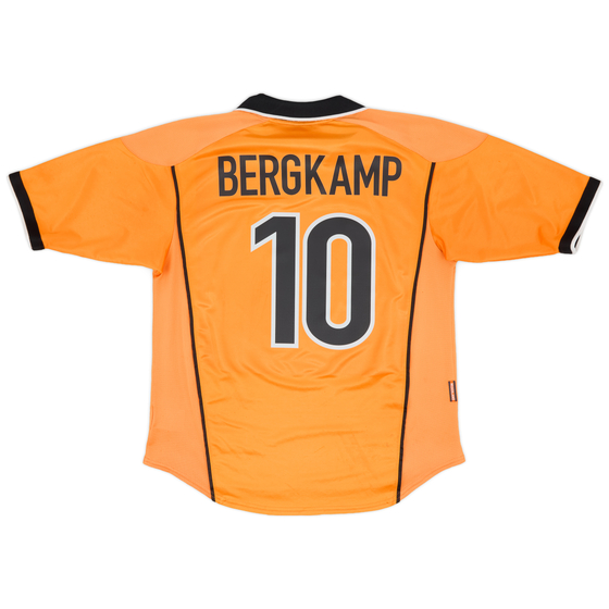 1998-00 Netherlands Home Shirt Bergkamp #10 - 5/10 - (L)